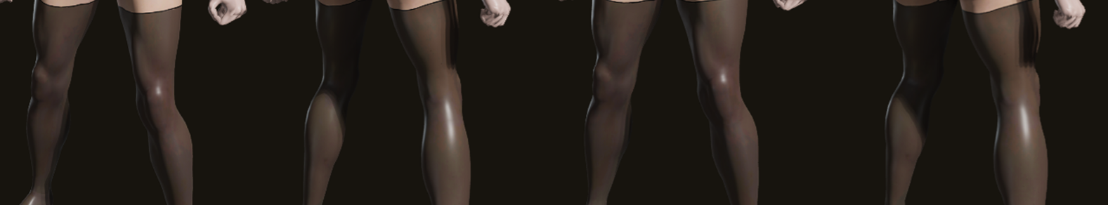《艾爾登法環(huán)》健美女體黑色絲襪MOD