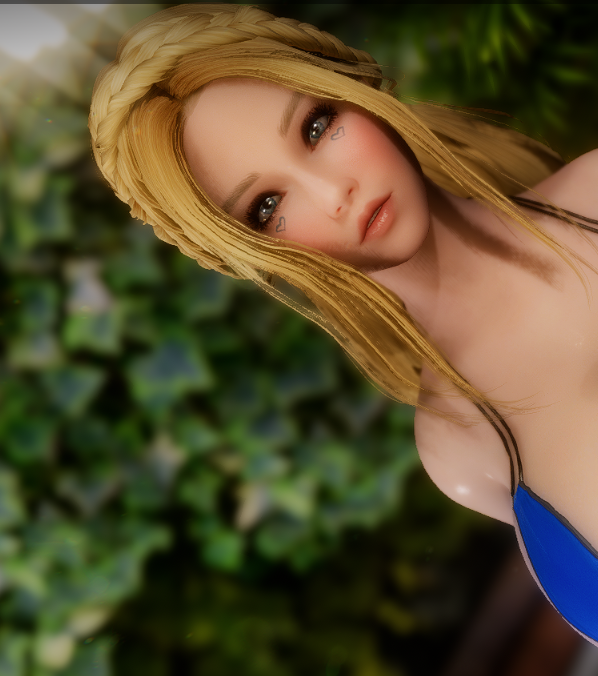 《上古卷軸5：天際重制版》金發(fā)美女泳裝性感身材預(yù)設(shè)MOD