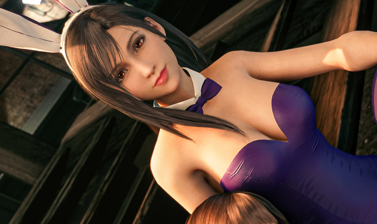 《最終幻想7：重制版》蒂法絕美兔女郎MOD