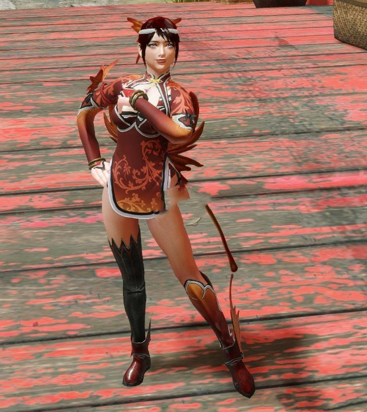 《怪物獵人：崛起》火焰蝴蝶套裝MOD