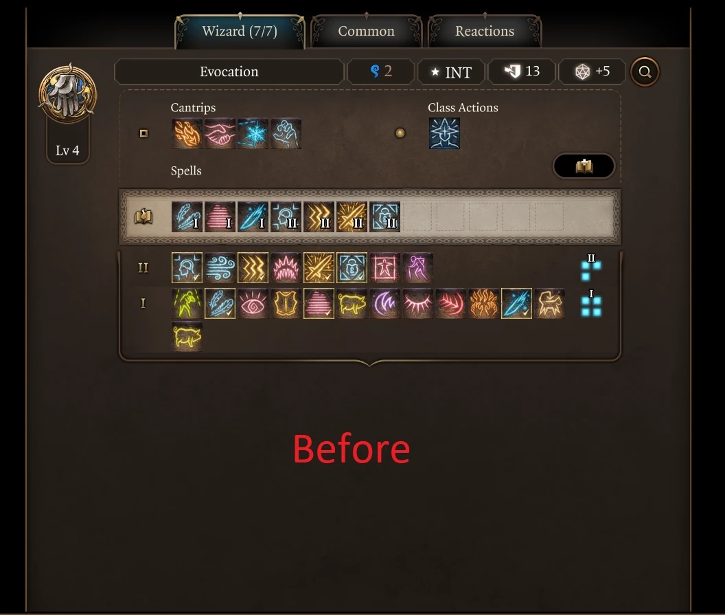 《博德之門3》沒有法術準備MOD