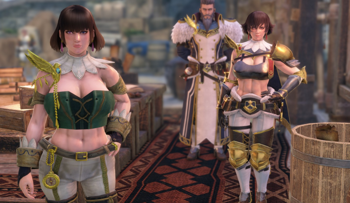 《怪物獵人崛起：曙光》NPC菲歐莉尼EBB騎士套MOD