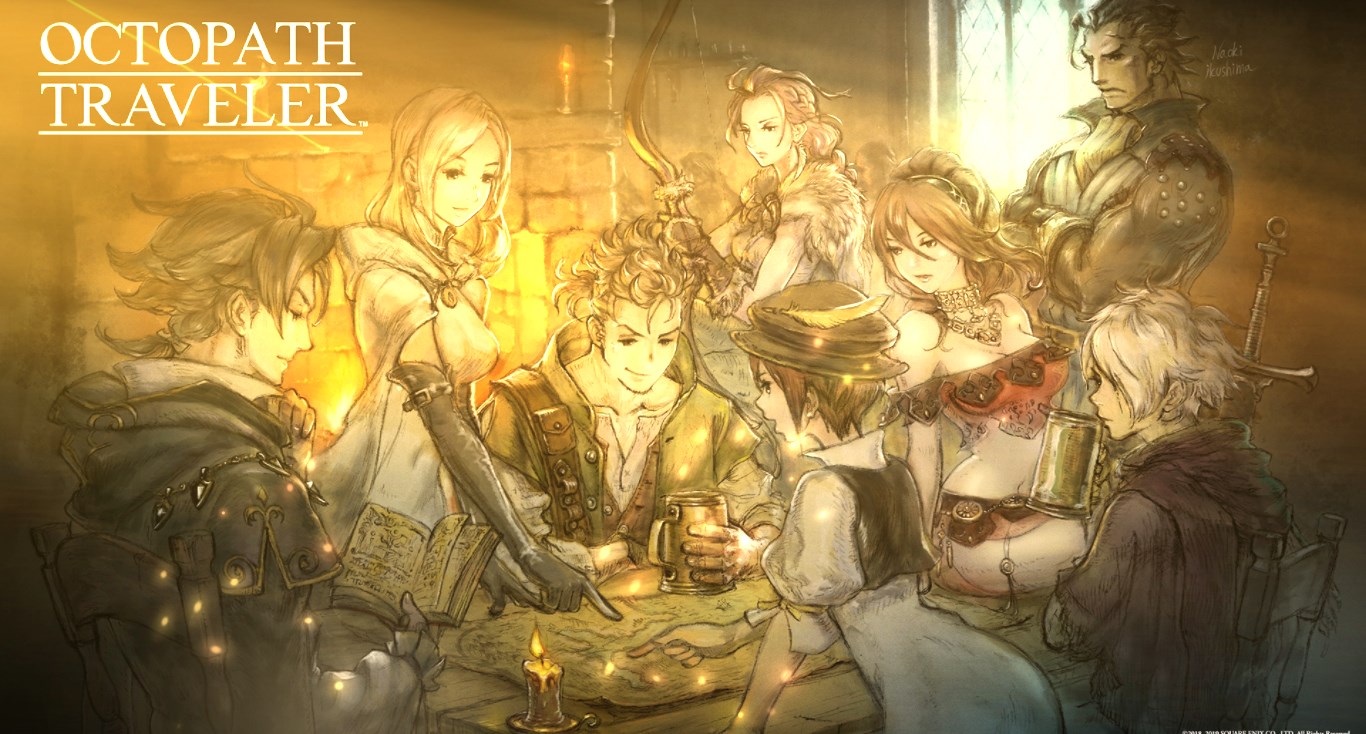 《Wallpaper Engine》八方旅人全主角原畫動態壁紙