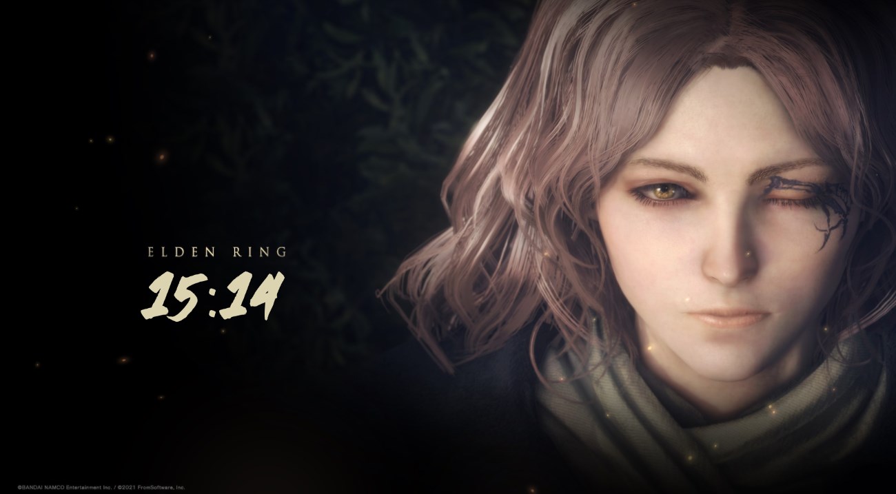 《Wallpaper Engine》艾爾登法環(huán)梅琳娜記時(shí)動(dòng)態(tài)壁紙