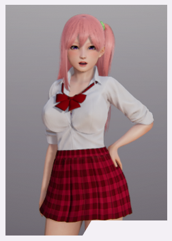 《AI少女》開放粉毛制服美少女MOD