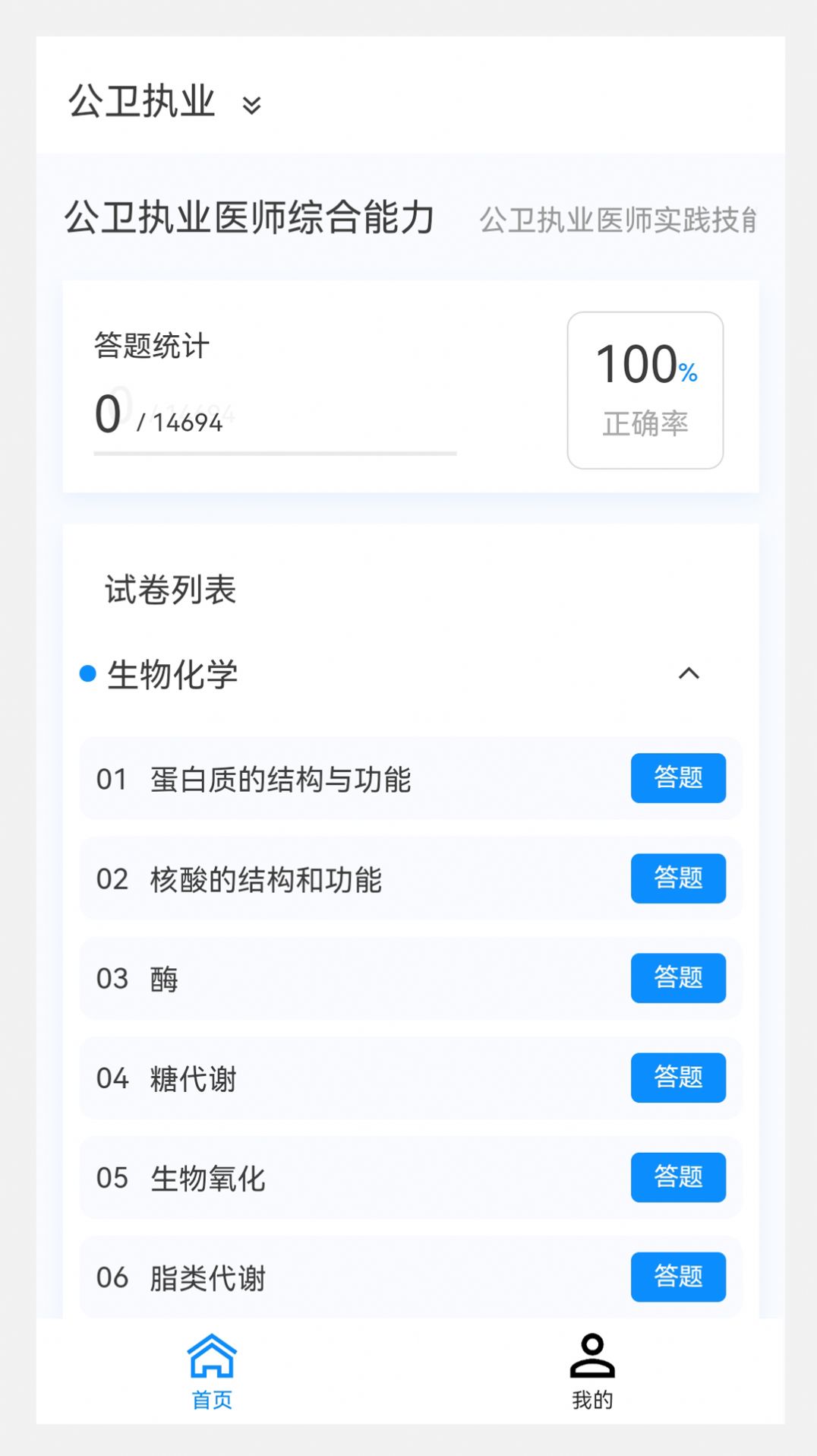 公衛執業醫師100題庫