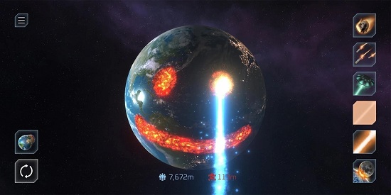 爆炸地球模拟器