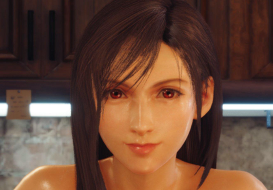 《最終幻想7：重制版》蒂法厚重完美水潤光澤皮膚MOD