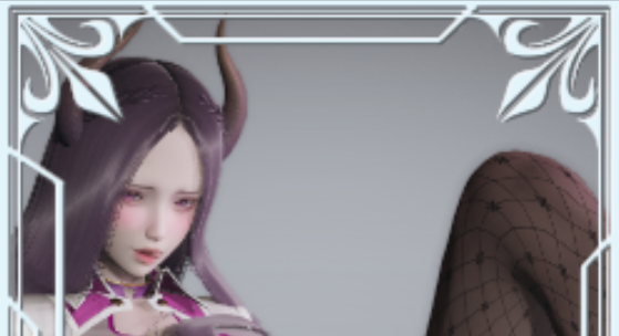《AI少女》性感黑絲白色西裝紫發(fā)魅魔MOD