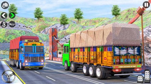 印度重型卡車(chē)運(yùn)輸車(chē)