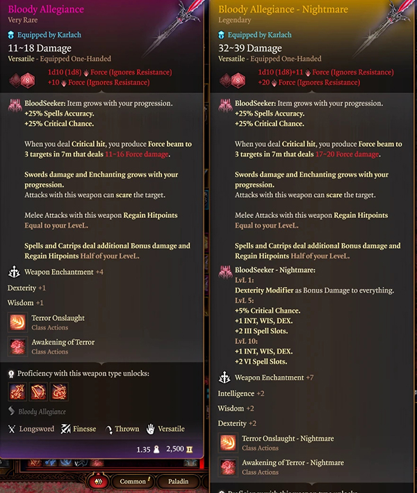 《博德之門3》黑暗沖動惡魔血劍MOD