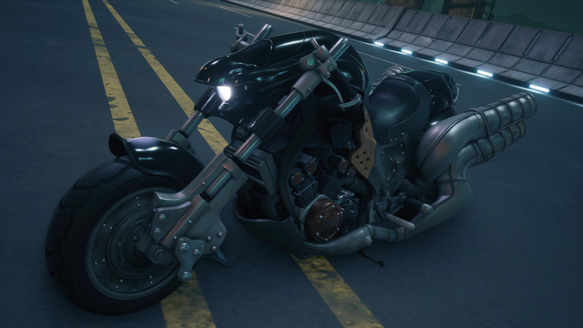 《最終幻想7：重制版》更加輕便的重型機(jī)車MOD