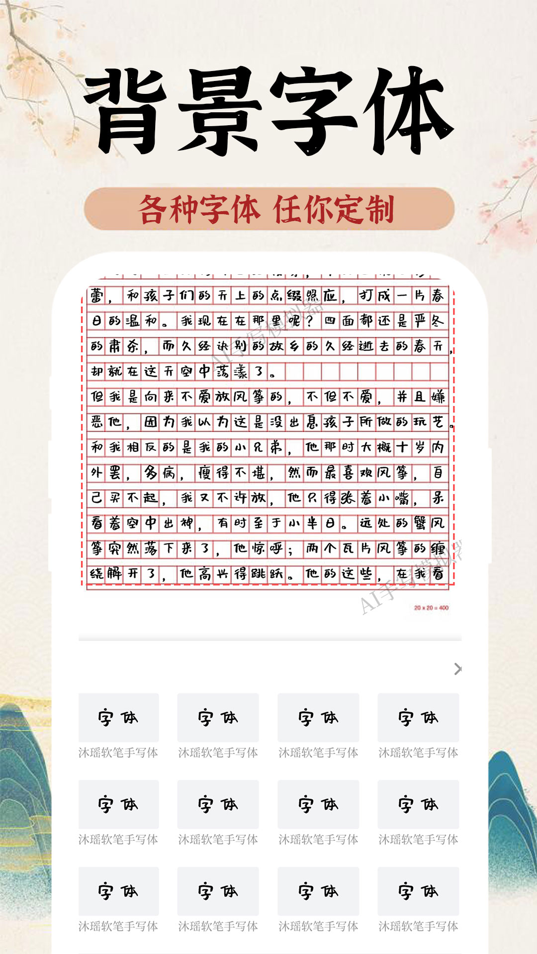 AI字跡模擬大師