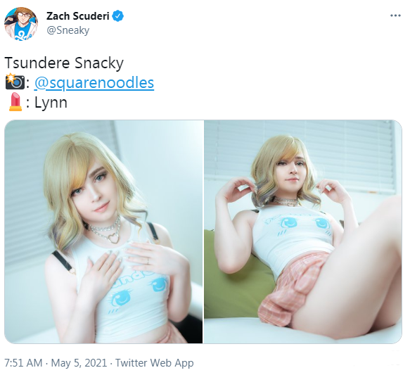 《英雄聯(lián)盟》女裝大佬Sneaky最新美照流出，啊這。