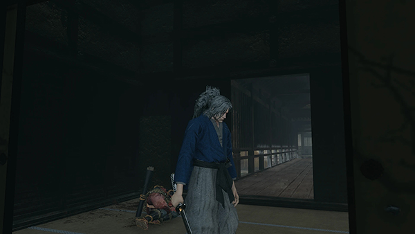 《只狼：影逝二度》黑藍武士和服MOD