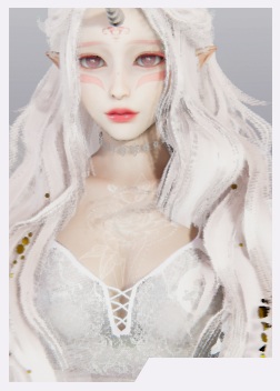 《AI少女》白發精靈族獨角獸少女MOD