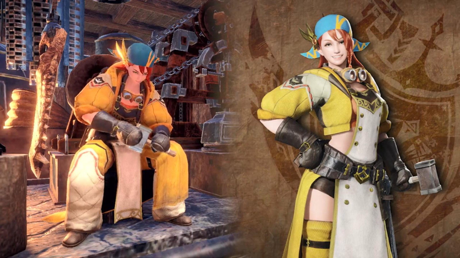 《怪物獵人：崛起》NPC米娜蕾人物美化MOD