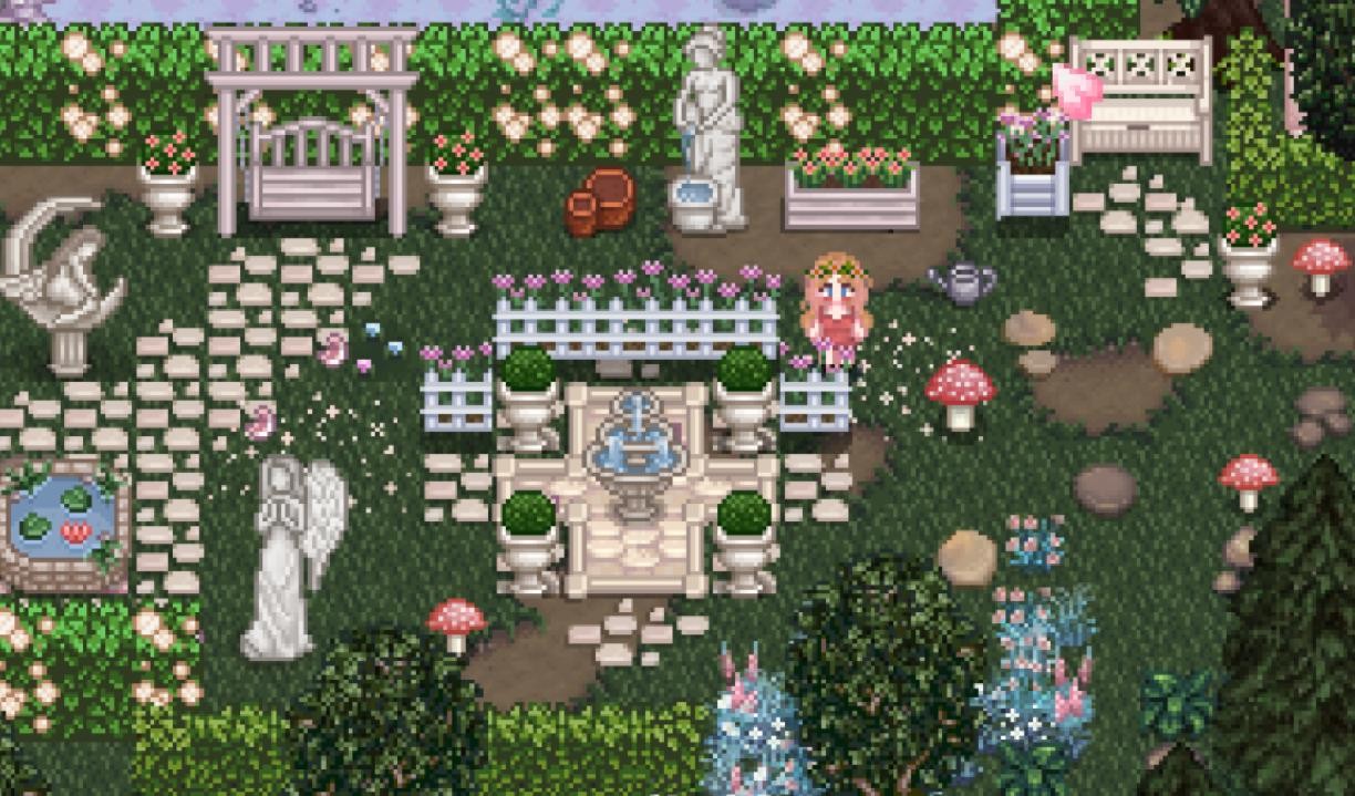 《星露谷物語》花園觀賞家具MOD