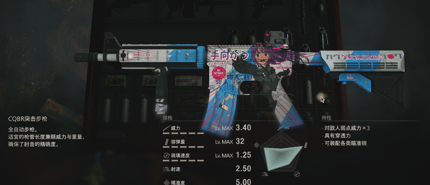 《生化危機4：重制版》CSGOtemukau替換突擊步槍MOD[正式版]