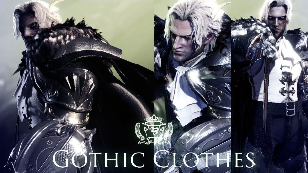 《怪物獵人：世界》哥特貴族服裝MOD