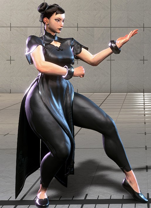 《街頭霸王6》春麗純黑的服飾MOD