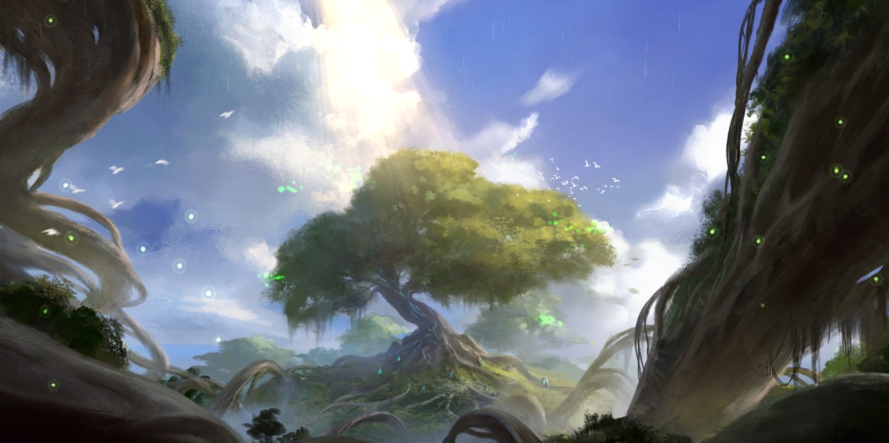 《Wallpaper Engine》中古戰(zhàn)錘木精靈歷代橡樹動態(tài)壁紙