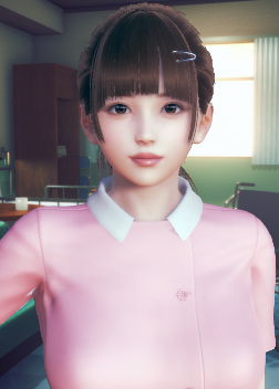 《AI少女》黑色馬尾粉色護(hù)士裝小姐姐MOD