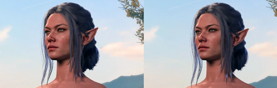 《博德之門3》人族精靈族更有運動感身體MOD