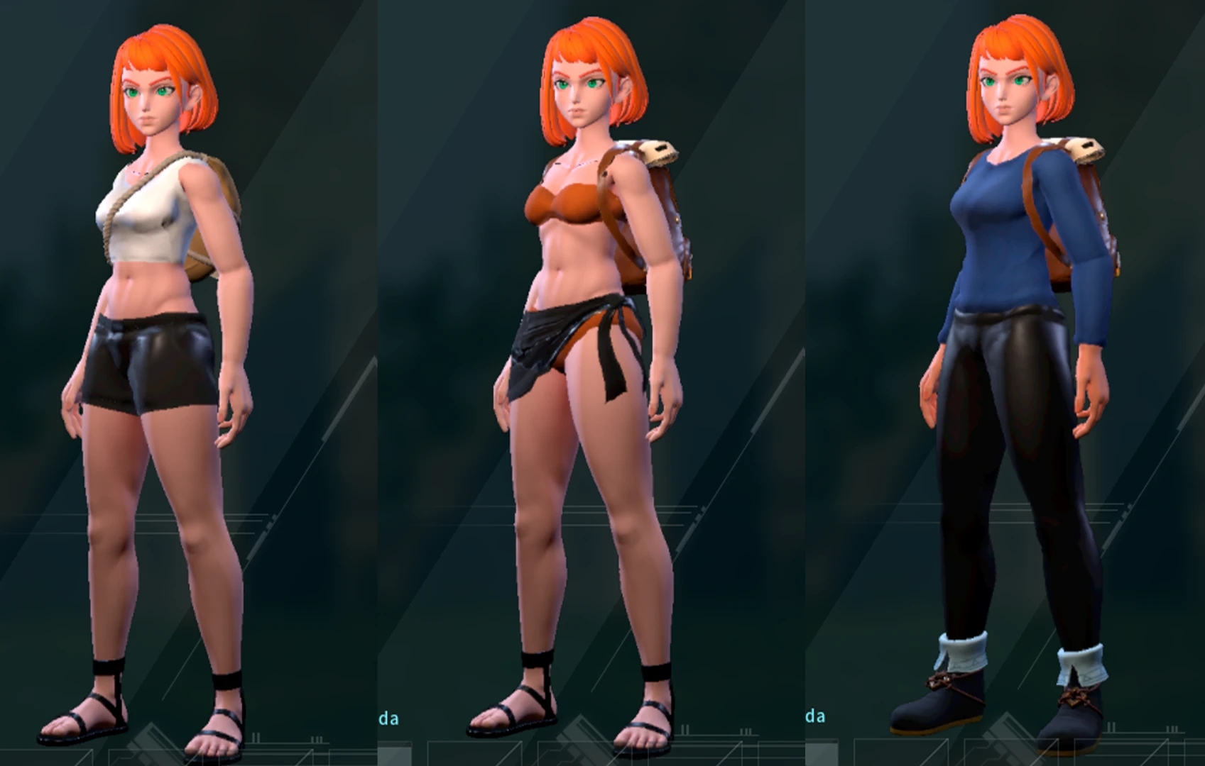 《幻獸帕魯》更休閑的女性衣服MOD