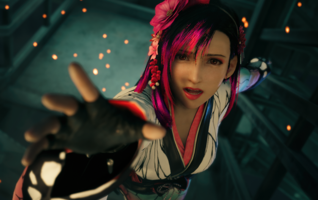 《最終幻想7：重制版》蒂法粉色挑染直發(fā)MOD
