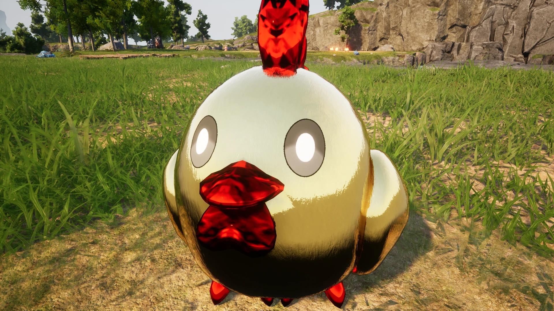 《幻獸帕魯》金色皮皮雞皮膚MOD