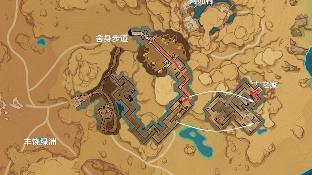《原神》閃爍的零件分布圖