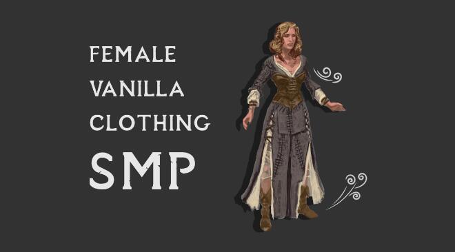 《上古卷軸5：天際重制版》女性角色帶SMP物理的服飾MOD