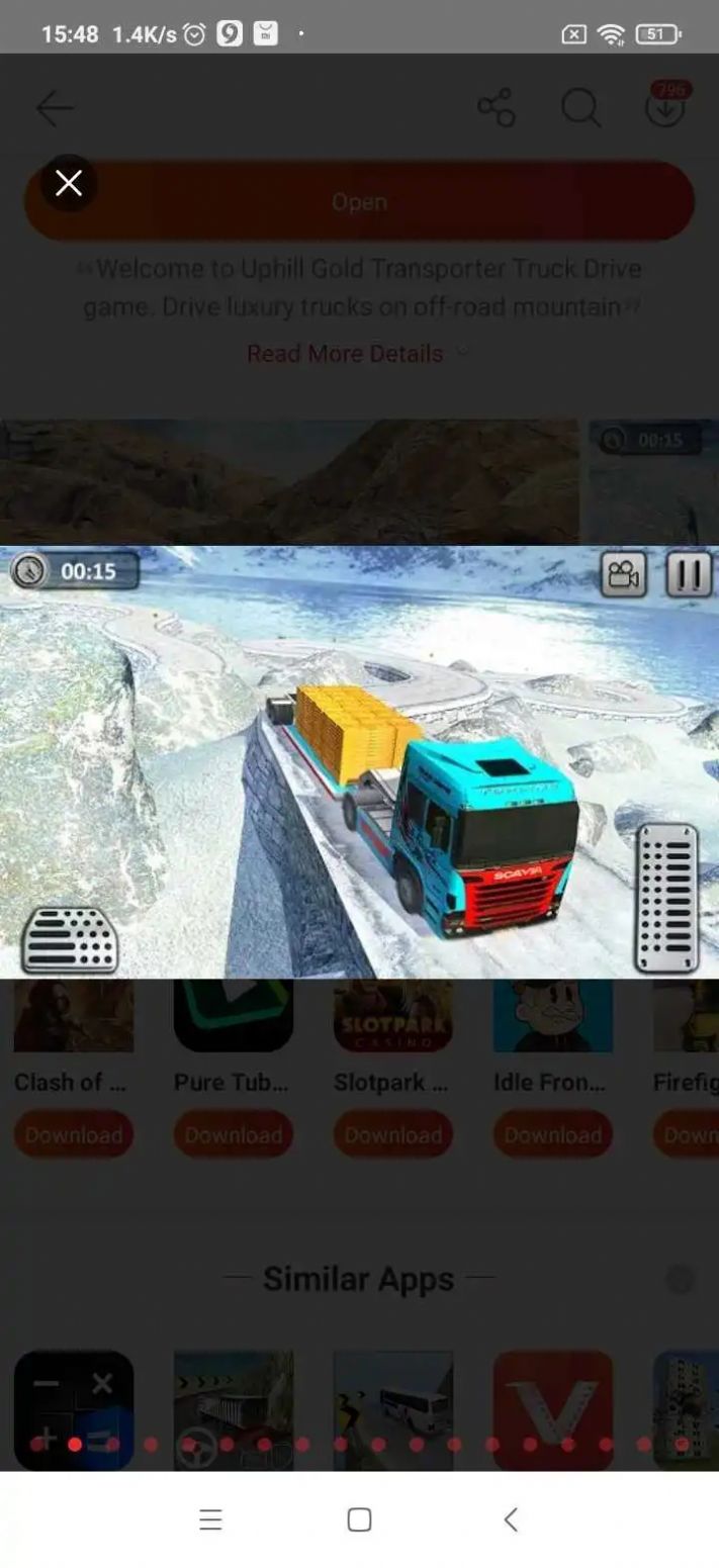 上坡黃金運輸卡車驅動器