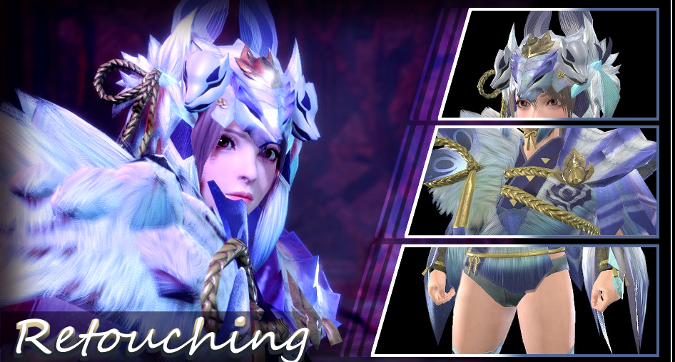 《怪物獵人：崛起》MadyHeim的陰陽師套裝外觀MOD