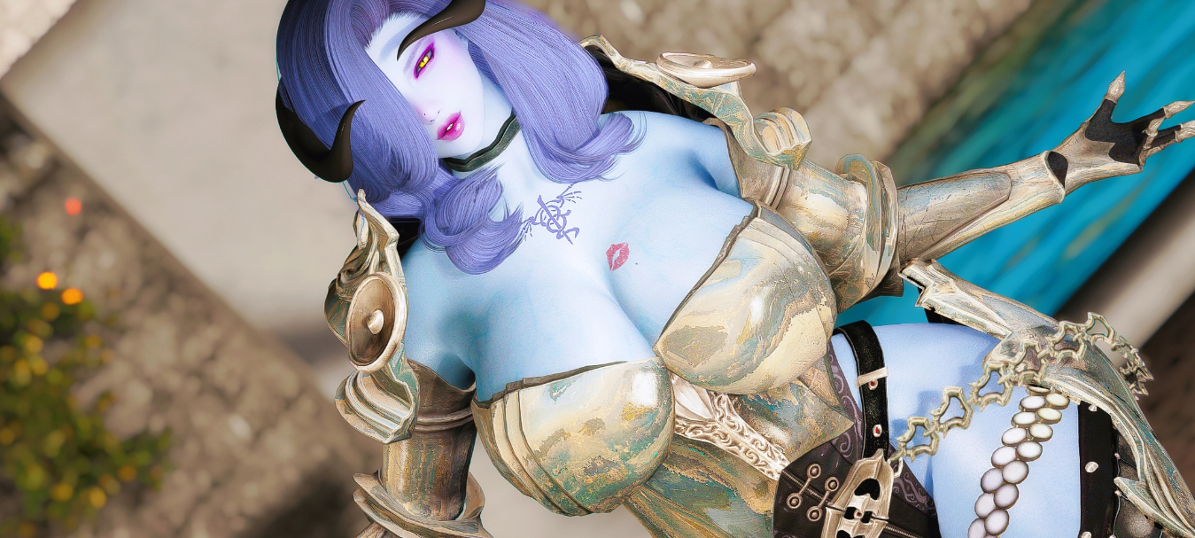 《上古卷軸5：天際重制版》CBBE美麗神秘騎士服裝MOD