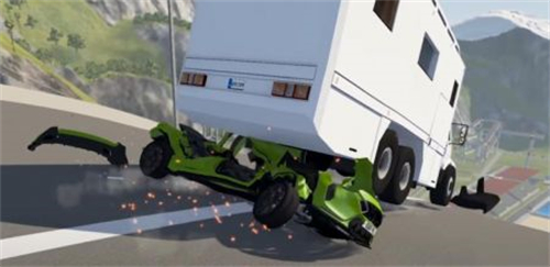 汽車碰撞軌跡模擬