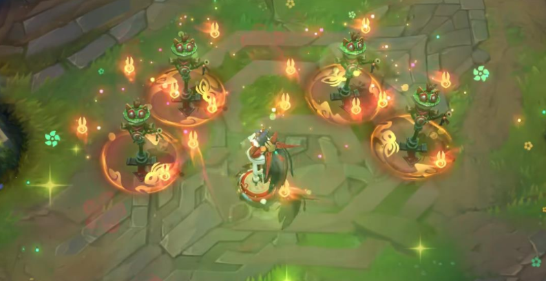 《英雄聯(lián)盟手游》新春薩勒芬妮皮膚一覽