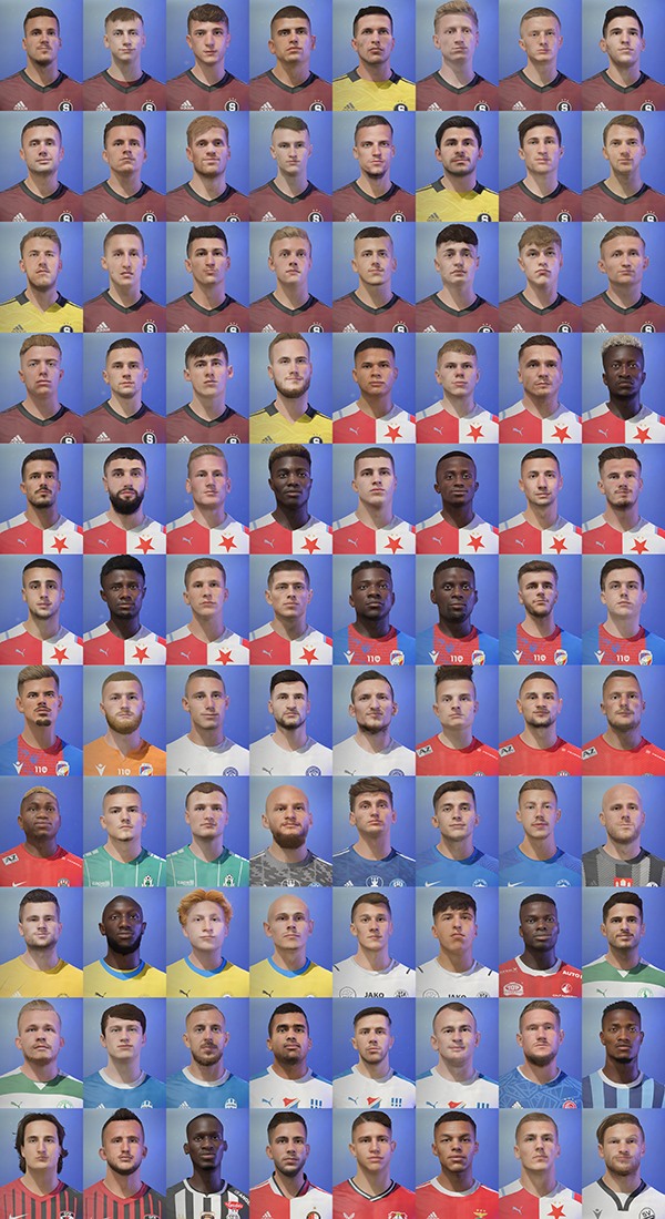 《FIFA 22》捷克聯(lián)賽球員臉型包