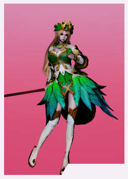 《AI少女》金色及腰長(zhǎng)發(fā)英氣精靈公主MOD