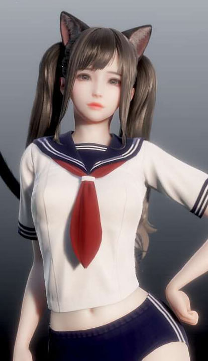 《ROOM Girl》超萌貓耳雙馬尾JK美少女MOD