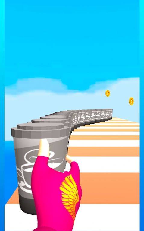 完美咖啡杯堆棧跑3D