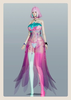 《AI少女》粉紅紗裙短發(fā)少女MOD