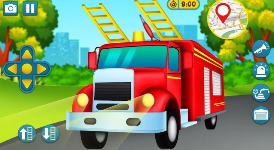 消防車救援冒險(xiǎn)