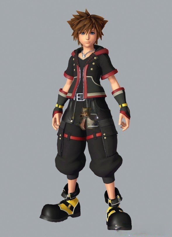 《王國之心3》索拉概念風格服裝MOD