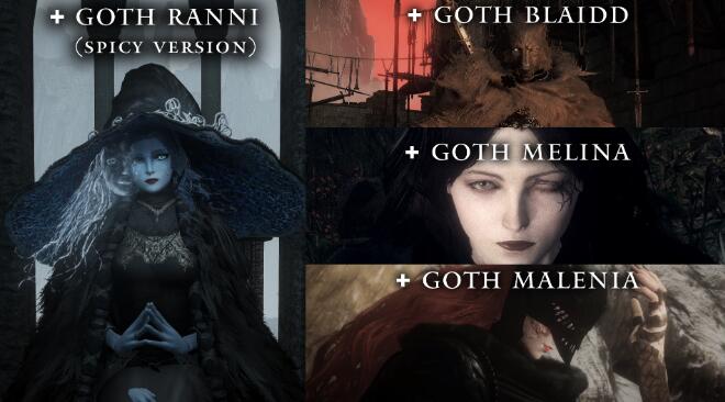 《艾爾登法環》群星時代菈妮主題的法環MOD