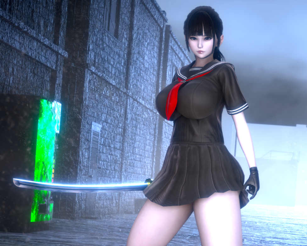 《AI少女》單馬尾制服高冷御姐MOD