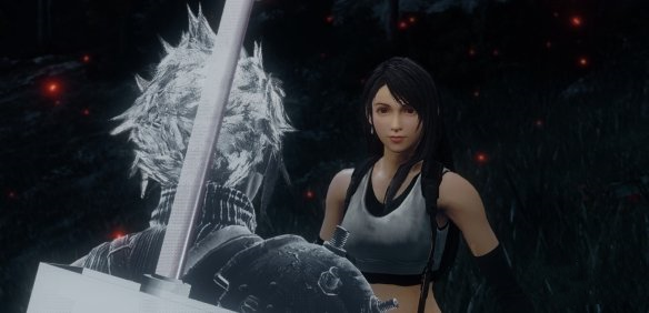 《艾爾登法環(huán)》最終幻想7重制版精美蒂法和克勞德外觀仿生淚滴MOD