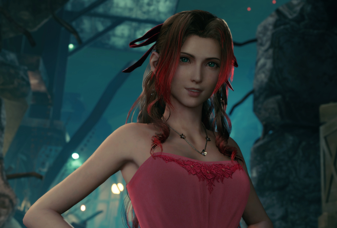 《最終幻想7：重制版》愛麗絲紅色發梢MOD