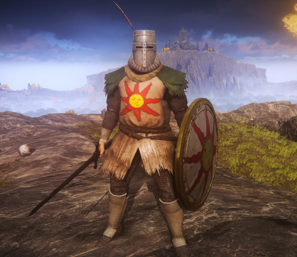 《艾爾登法環(huán)》黑魂太陽騎士取代神皮使徒套裝MOD